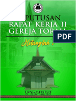 Keputusan Raker II 2022 Gereja Toraja