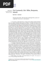 On Eric Santner on Creaturely Life 4pgs - Copy