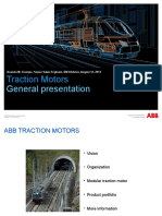 Traction Motors - General Presentation - August 2013