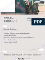 Special Products