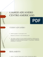 Codigo Aduanero Centro Americano