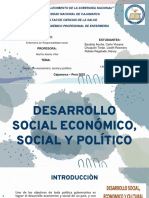 Desarrollo Economico, Social y Politico