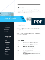 Blue & Black Modern Profesional Resume