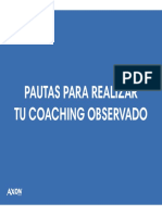 Pautas para Realizar Tu Coaching Observado Campus