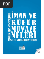 İman Ve Kufur Muvazeneleri - Risale-I Nur Külliyatı - Ebook Reader Için PDF 800x600