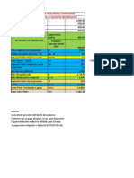 Ejemplo de Indicadores de Evaluacion Financiera