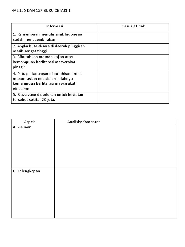 Hal 155 Dan 157 Buku Cetak Pdf