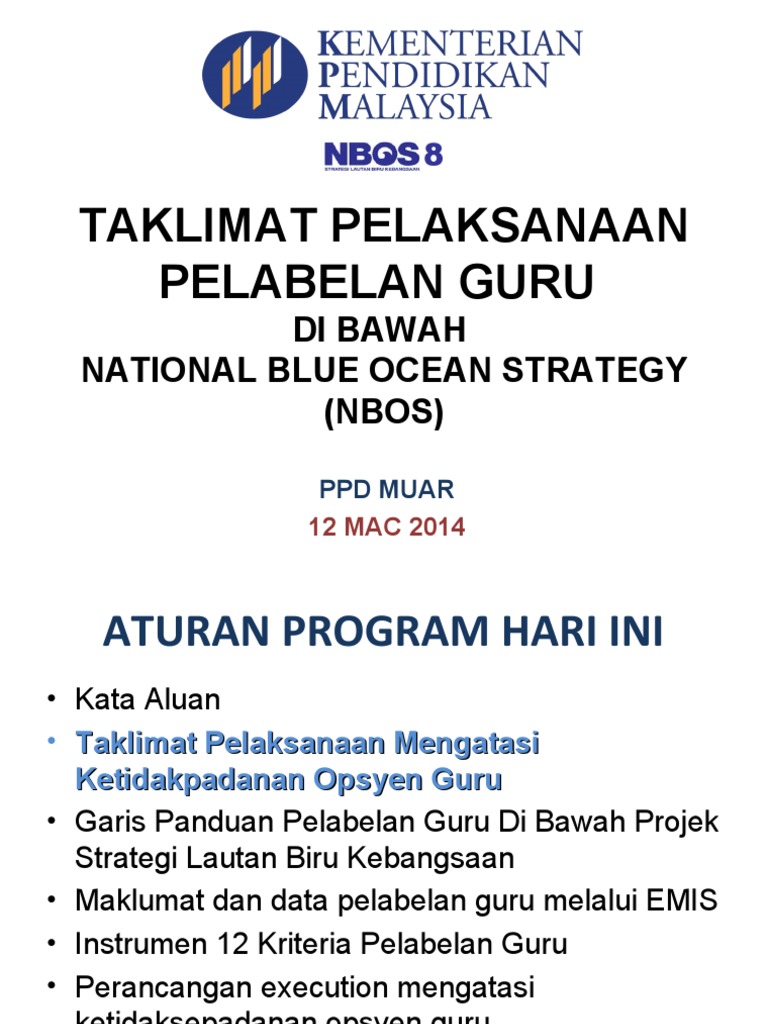 Taklimat Sekolah | PDF