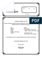 Undangan Tahlil Sederhana