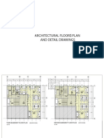 Architectural Floor Plans and Detail Drawings