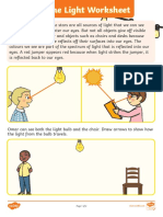 t2 S 170 See The Light Worksheet Light and Objects - Ver - 2