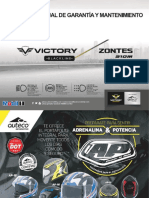 Manual de Garantia y Mantenimiento Victory Zontes 310M