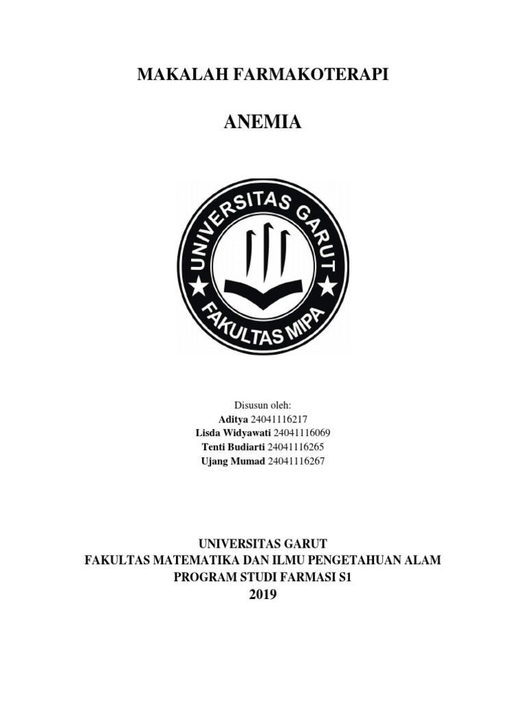 Makalah farmakoterapi anemia pdf