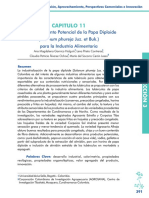 Cap. 11. Aprovechamiento Potencial de La Papa Diploide (Solanum Phureja Juz. Et Buk) para La Industria Alimentaria