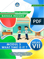 B. Inggris - Modul 3 - What Time Is It