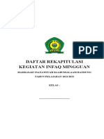 Cover D A F T A R Hadir Pembiasaan Dan Shalat Berjamaah