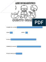 Examen Diagnostico 5 Año