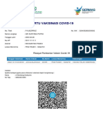 Kartu Vaksinasi - Vaksinasi COVID-19 - P-0UEZPRGZ - ARI SURYANA PUTRA