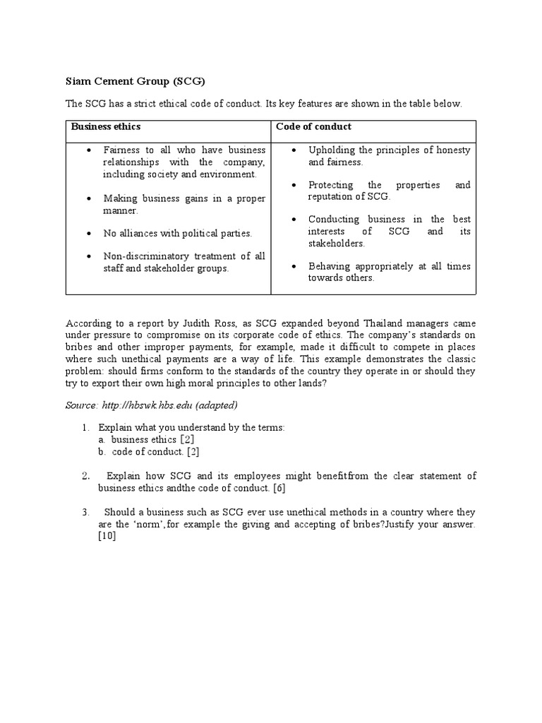 Ethics Case Study PDF