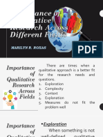 Importance Qualitative Research Different