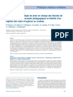 1.1 Precloux P. Evolution de La Stratégie de Prise en Charge Des Blesses Au Role 1. Médecine Et Armées 2011 39-5-387-94