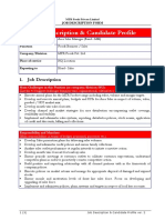 Job Description & Candidate Profile