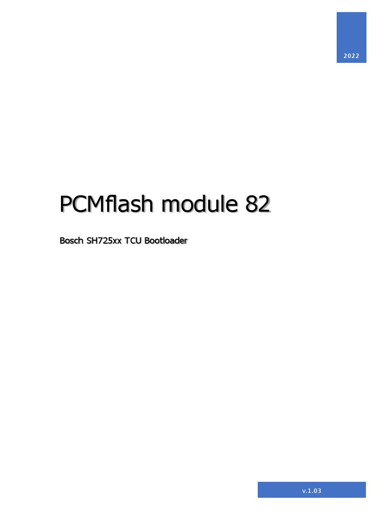 PCMflash Module 82 Overview and Pinouts | PDF