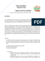 Guimba Reimposition of Market Schedule Action Plan