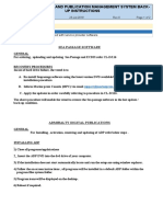 D-115 Paper Chart and Publication Management System Back-Up Instructions