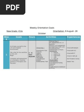 weekly orientation goals icus 0808to1024