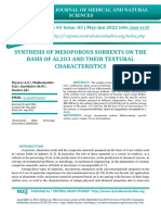 Synthesis of Mesoporous Sorbents On The Basis of Al2O3 and Their Textural Characteristics