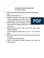 Prosedur Pengukuran KEBISINGAN