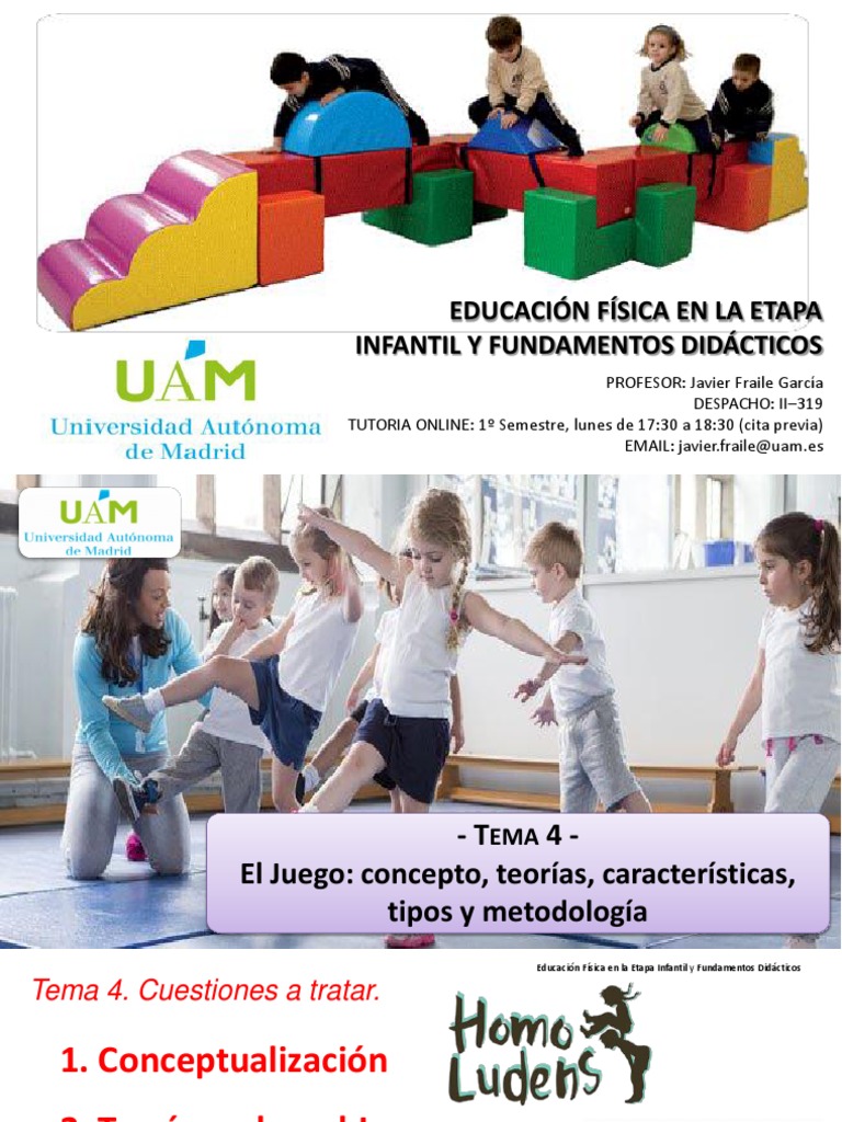 Tema 4. El Juego 21-22 | PDF | Educación de la primera infancia ...