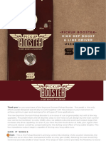 Pickup Booster Pedal User Manual by Seymour Duncan