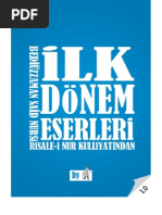 İlk Dönem Eserleri - Risale-I Nur Külliyatı - Ebook Reader Için PDF 800x600