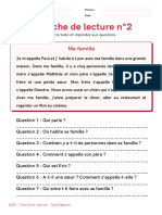 A1 Fiche de Lecture N°2