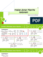 Operasi Matriks (Lanjutan) - Transpose-Matriks-Spesial