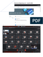 Mechanical Engineering Lab 1 - April 28, 2022