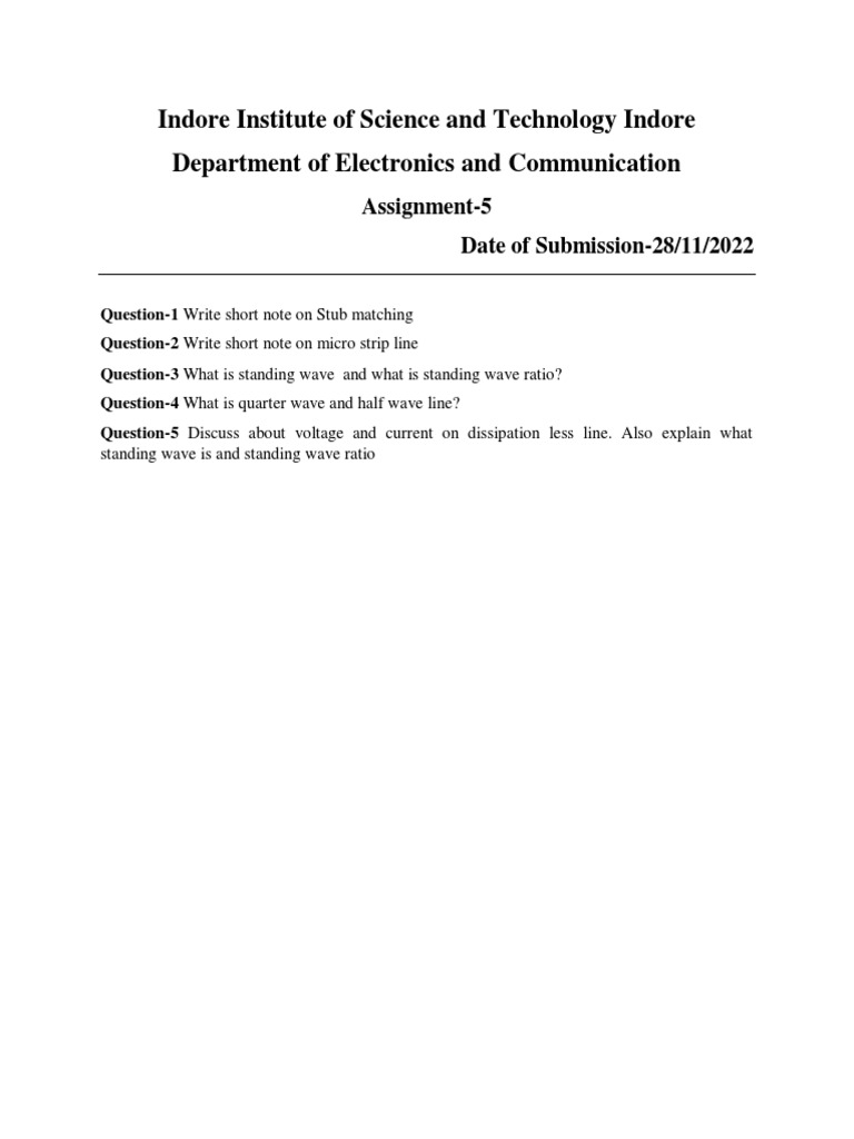 Cntl Assignment 5 Pdf