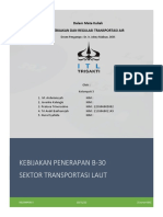 TUGAS KELOMPOK 5 - Kebijakan penerapan B-30 sektor transportasi laut FINAL 071122