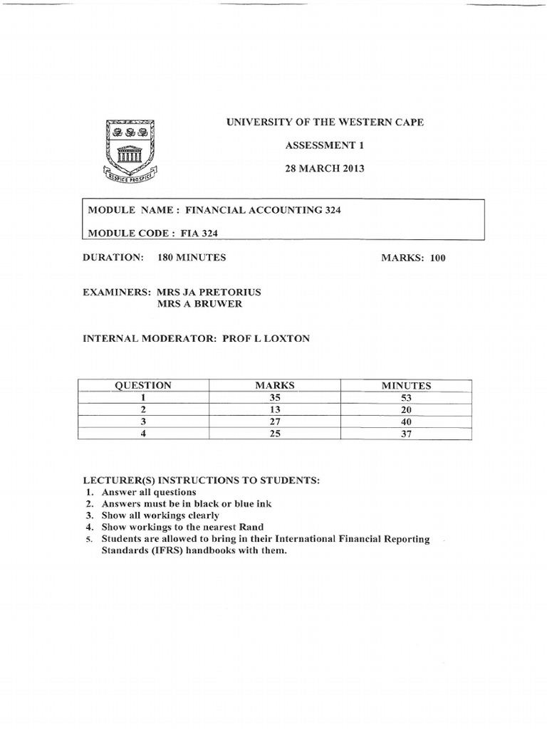 FIA 324 - 2013 - March Test | PDF