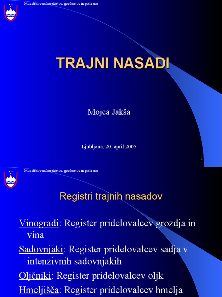 Trajni Nasadi | PDF