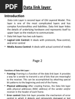 Data Link Layer Intro