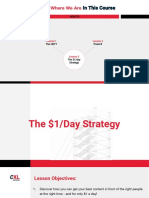 The Strategies 1 Dollar A Day