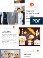 Uniform Manufacturer in Qatar