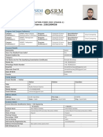 SRM Application Form