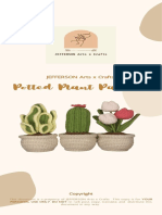 TULIPS - Potted Plant Pattern