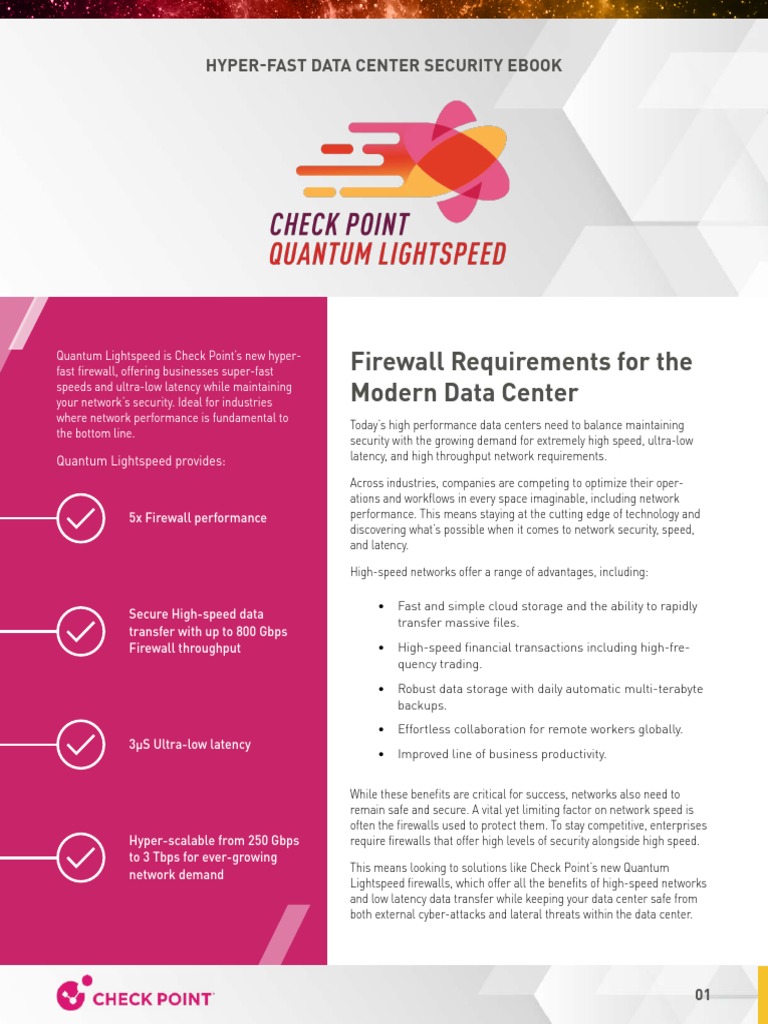 Checkpoint Data Center Firewall Ebook | PDF | High Frequency Trading ...