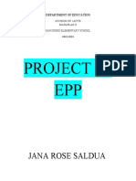 Project in EPP: Jana Rose Saldua