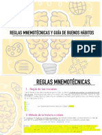 Reglas Mnemotécnicas y Guía de Buenos Hábitos